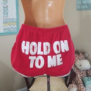 Red retro gym Shorts